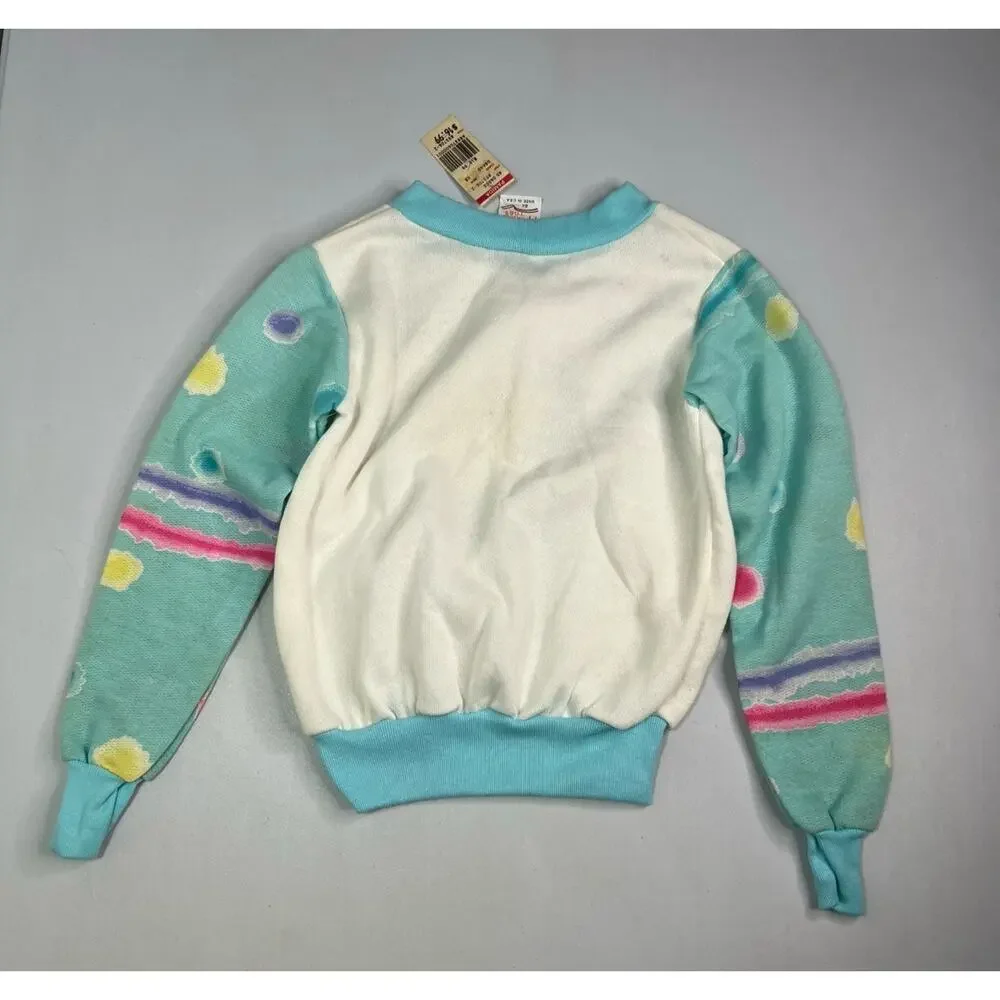 Andover Togs Sweatshirt Girls Size 6X Acrobat “Showtime” Vintage USA Made